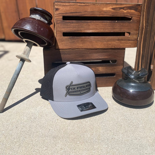 Gray & Black 10 10 Hat