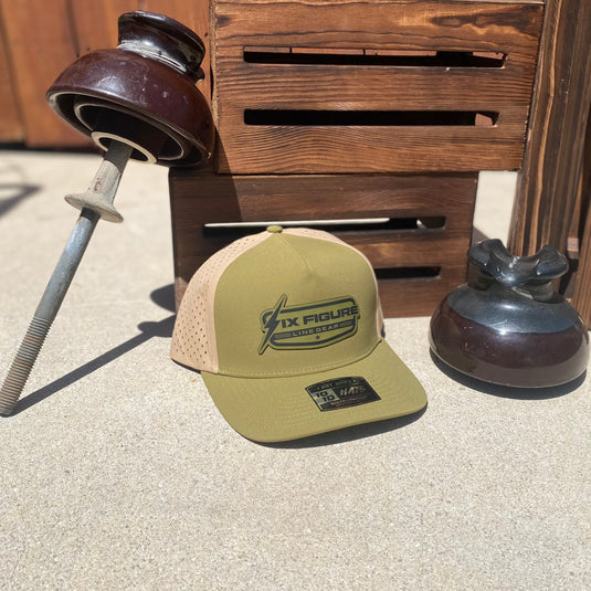Green & Tan 10 10 Hat