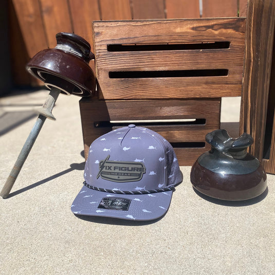 Offshore Gray 10 10 Rope Hat