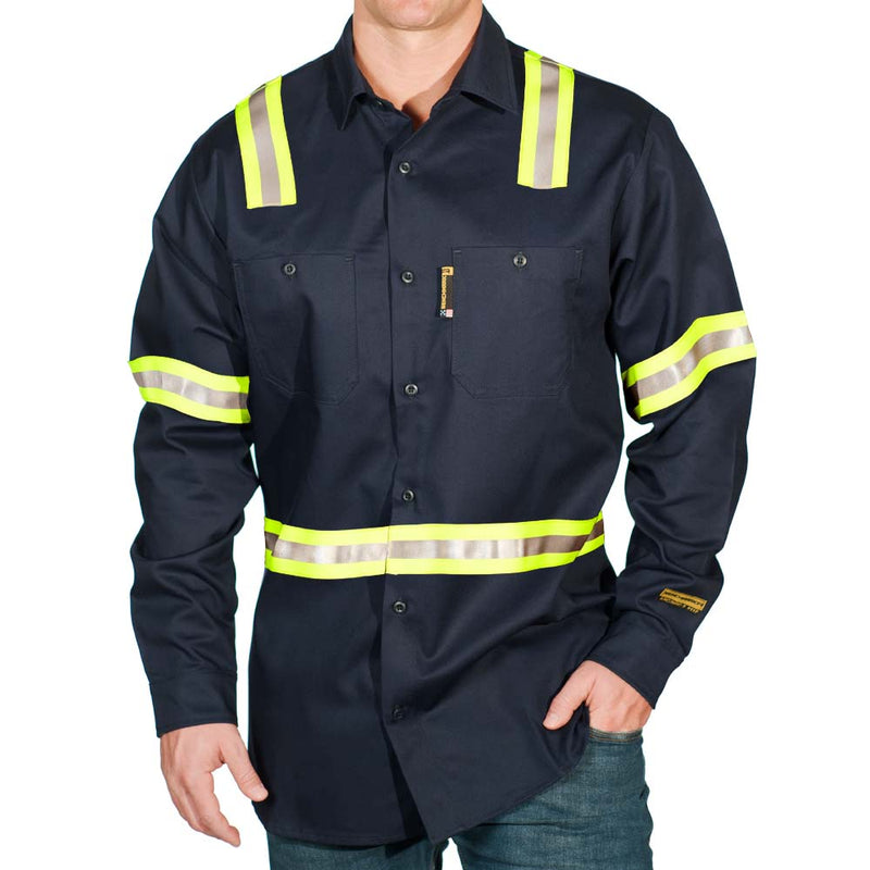 Load image into Gallery viewer, The Lowdown Flame Resistant Shirt with YSY Striping