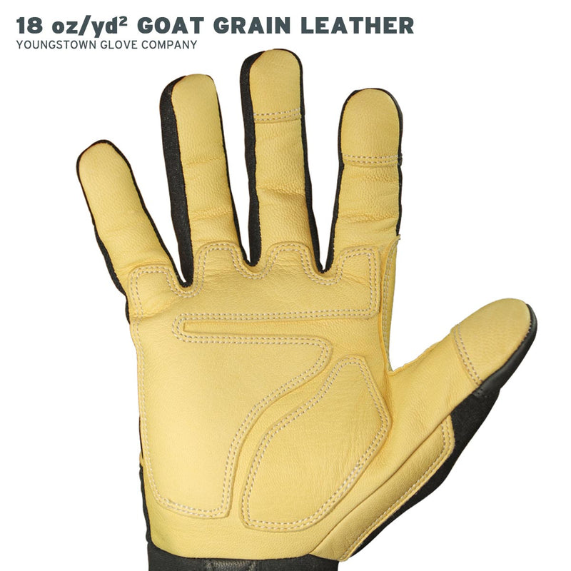 Load image into Gallery viewer, 12-3185-70 Youngstown Hybrid XT Glove - Goat Grain Leather