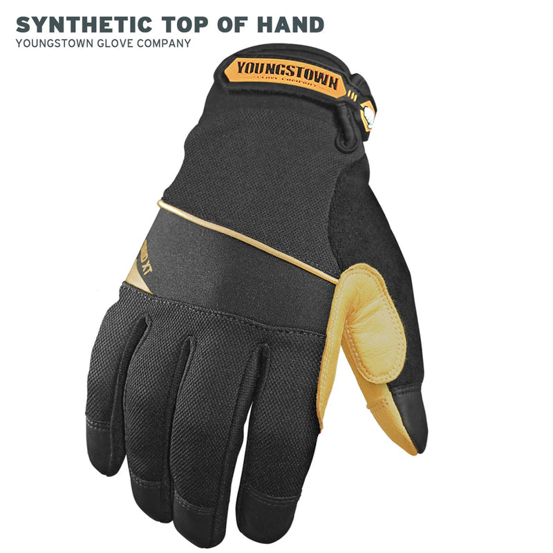 Load image into Gallery viewer, 12-3185-70 Youngstown Hybrid XT Glove - Synthetic Top of Hand