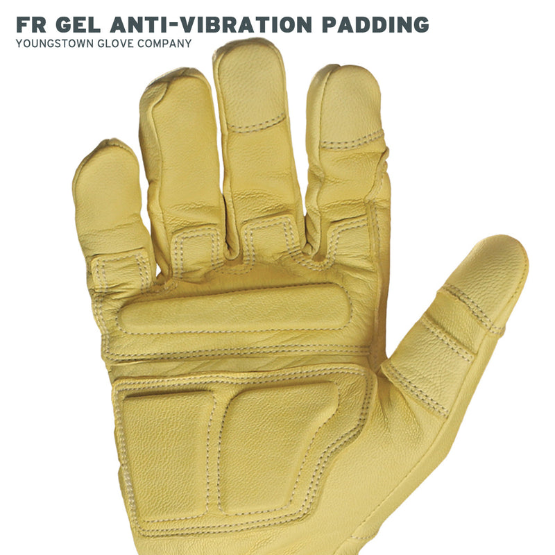 Load image into Gallery viewer, 11-3210-10 Youngstown Knuckle Buster Anti Vibration Glove - FR Gel Anti-Vibration Padding Palm