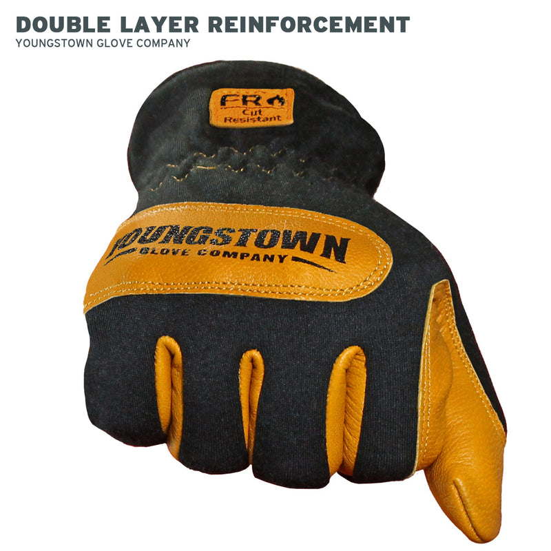 Load image into Gallery viewer, 12-3270-80 Youngstown FR Mechanics Hybrid Glove - Double Layer Reinforcement