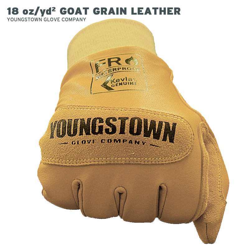 Load image into Gallery viewer, 12-3465-60 Youngstown FR Waterproof Ground Glove - Goat Grain Leather