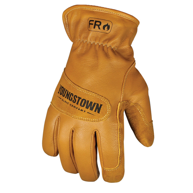 Load image into Gallery viewer, Front of FR Fleece Ground Glove