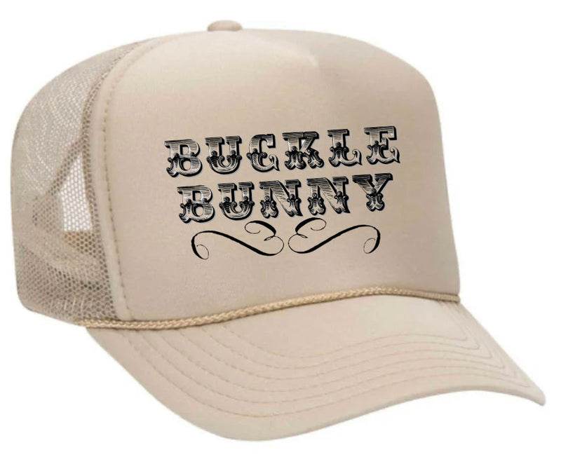 Load image into Gallery viewer, Buckle Bunny Trucker Hat