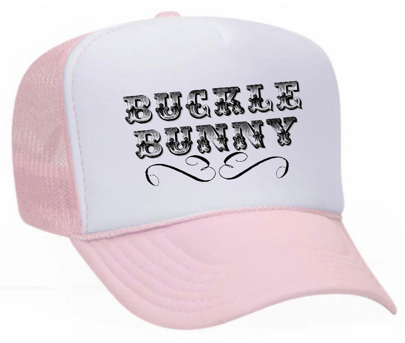 Load image into Gallery viewer, Buckle Bunny Trucker Hat