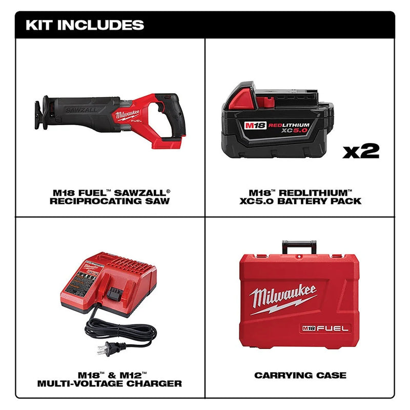 Load image into Gallery viewer, M18 FUEL SAWZALL Reciprocating Saw - 2 Battery XC5.0 Kit