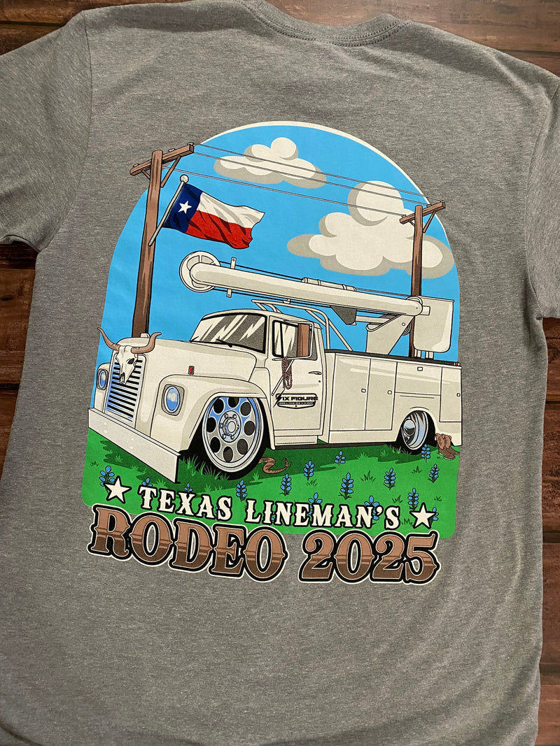 Load image into Gallery viewer, 2025 Texas Lineman Rodeo T-Shirt