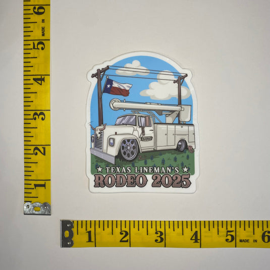 2025 Texas Lineman Rodeo Sticker
