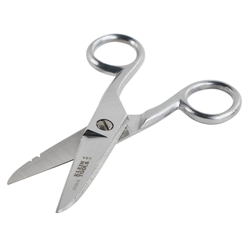 Load image into Gallery viewer, Klein Electricians Scissors Stripping Notches (94-2100-9)