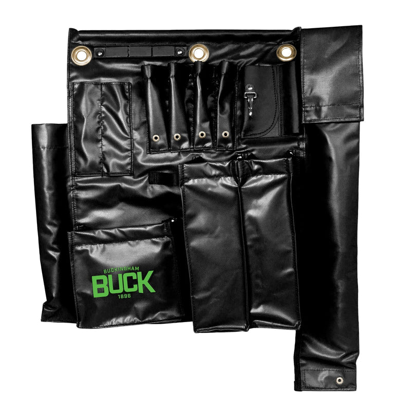 Load image into Gallery viewer, 9 Pocket Hi-Vis Tool Apron With Hot Stick Holder - 45002G9M2P8