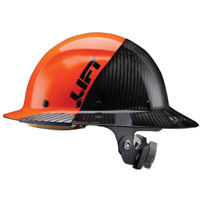 Load image into Gallery viewer, DAX Fifty 50 Carbon Fiber Full Brim Hardhat