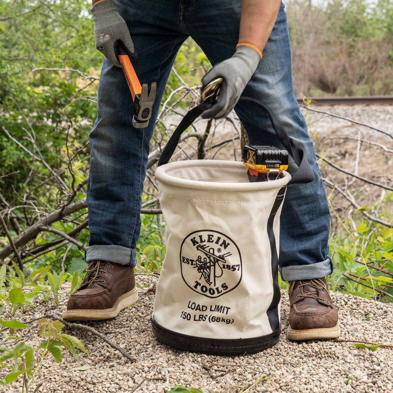 Load image into Gallery viewer, Canvas Bucket, All-Purpose with Drain Holes, 12-Inch