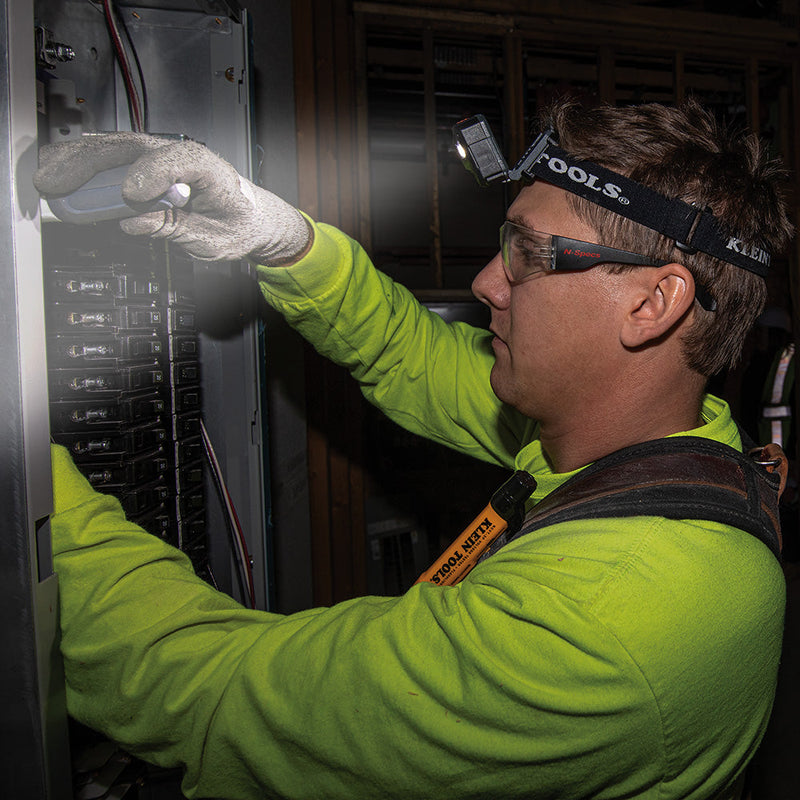 Load image into Gallery viewer, Rechargeable Headlamp with Strap, 400 Lumen All-Day Runtime, Auto-Off - (94-56048)