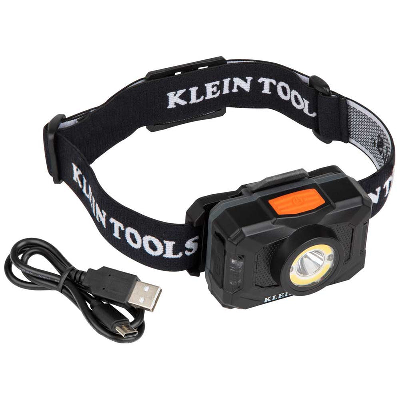 Load image into Gallery viewer, Rechargeable 2-Color LED Headlamp with Adjustable Strap
