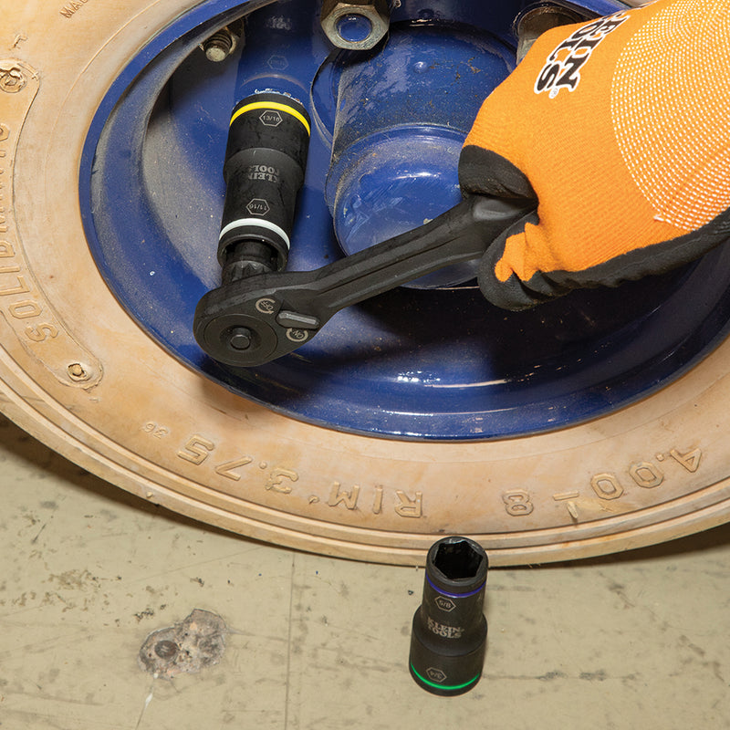 Load image into Gallery viewer, KNECT™ Flip-10 Heavy Duty Flip Impact Socket Set, SAE, 8-Piece