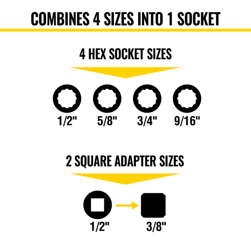 Load image into Gallery viewer, 4-In-1 Flip Quad Socket