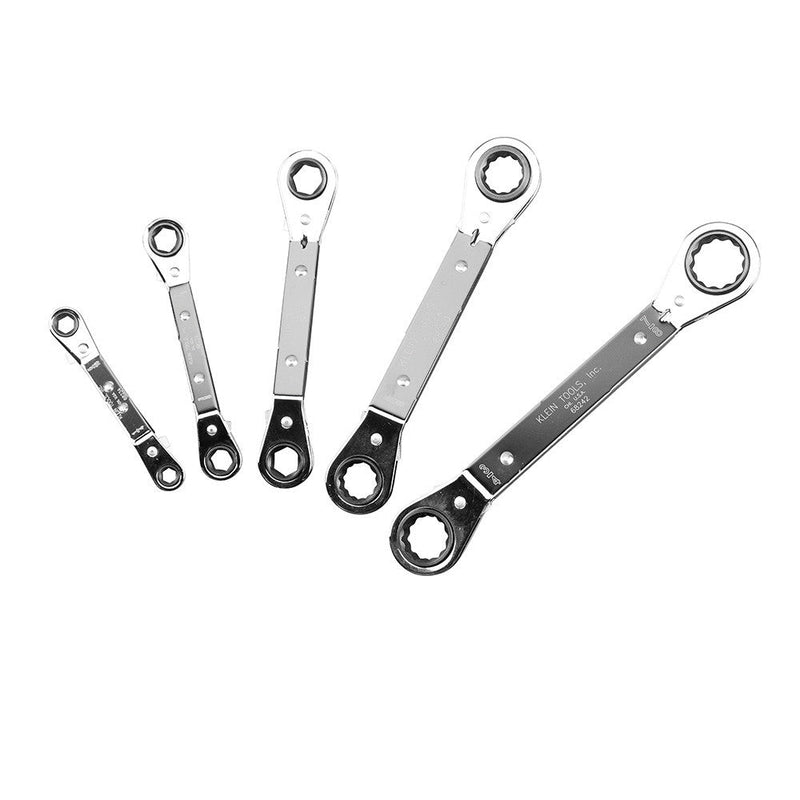 Load image into Gallery viewer, Klein 5 Piece Ratcheting Wrench Set(94-68221)