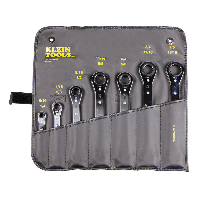 Load image into Gallery viewer, Klein 7 Piece Ratcheting Box Wrench Set (94-68222)