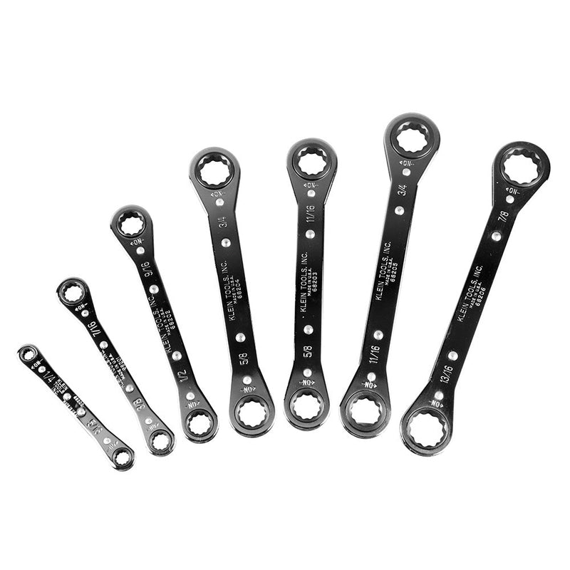 Load image into Gallery viewer, Klein 7 Piece Ratcheting Box Wrench Set (94-68222)