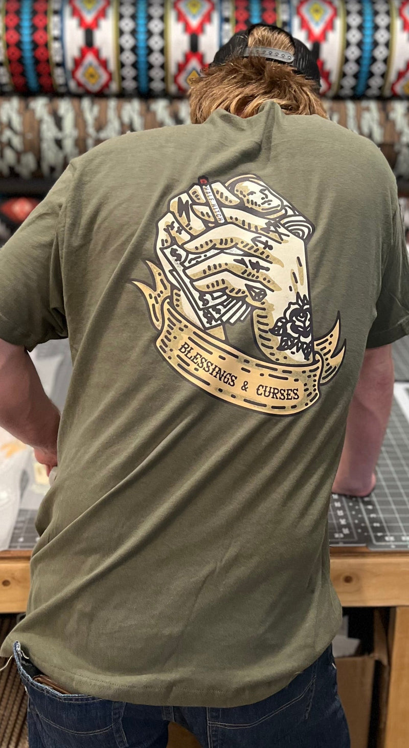 Load image into Gallery viewer, Blessings & Curses Short Sleeve Shirt