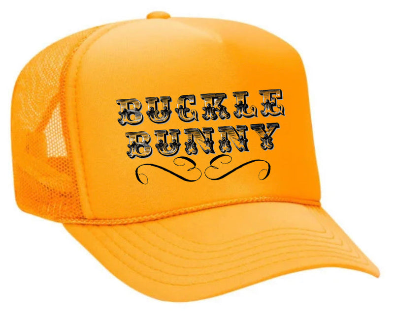 Load image into Gallery viewer, Buckle Bunny Trucker Hat