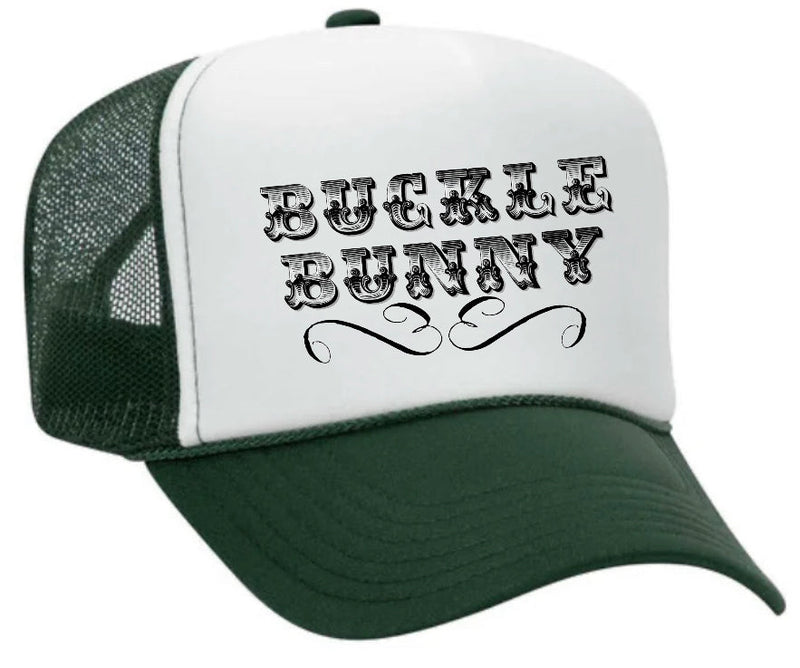 Load image into Gallery viewer, Buckle Bunny Trucker Hat