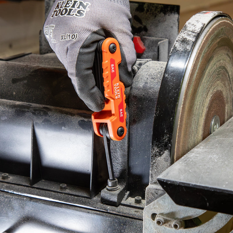 Load image into Gallery viewer, Compact Folding Hex Key Set, 25-Key, SAE, Metric, TORX® Sizes, 3-Piece