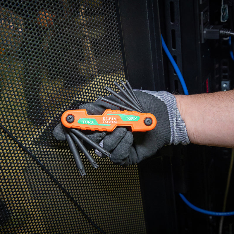 Load image into Gallery viewer, Compact Folding Hex Key Set, 25-Key, SAE, Metric, TORX® Sizes, 3-Piece