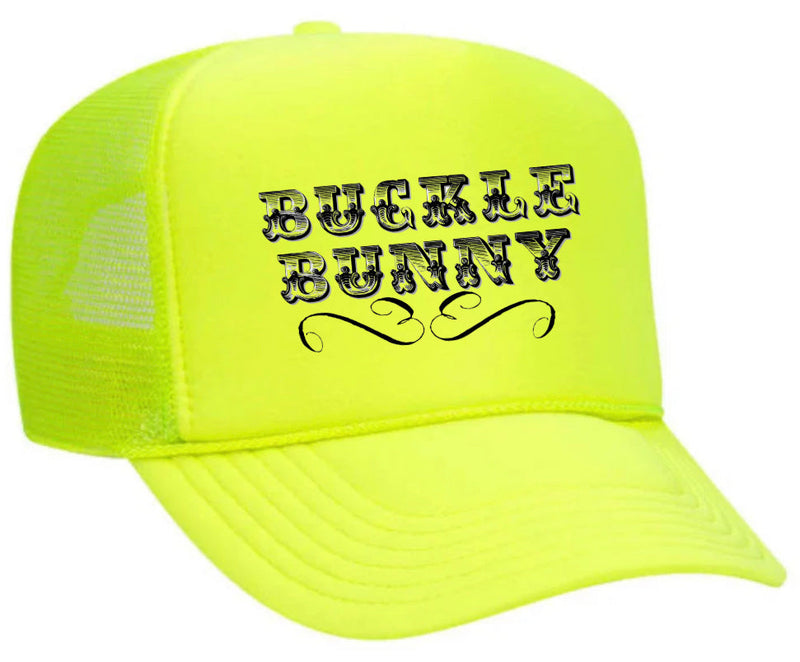 Load image into Gallery viewer, Buckle Bunny Trucker Hat