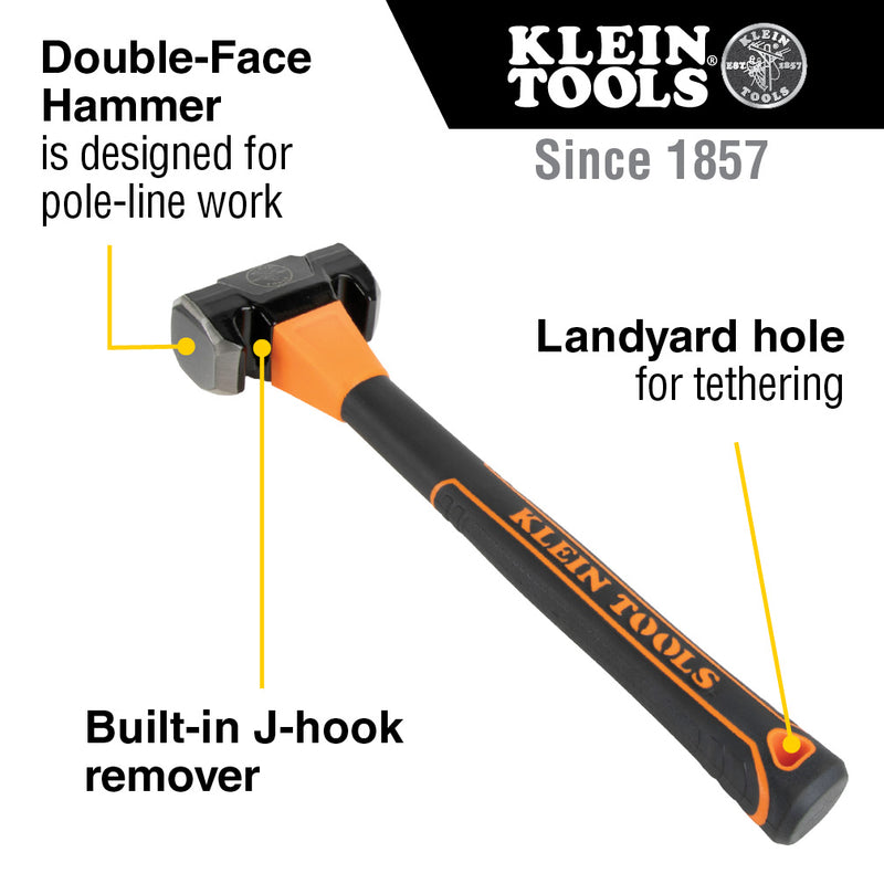 Load image into Gallery viewer, Lineman's Double-Face Hammer