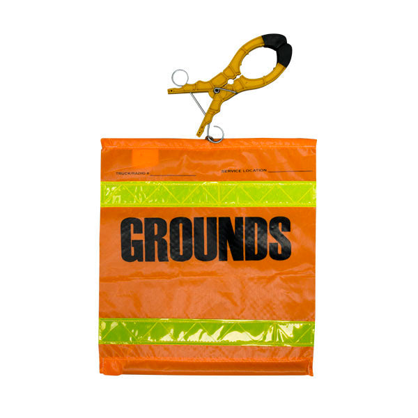Load image into Gallery viewer, "Grounds" Flag w/Clamp - 8454HO3/8454G9H