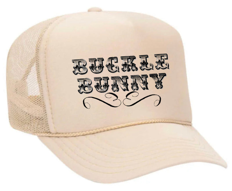 Load image into Gallery viewer, Buckle Bunny Trucker Hat
