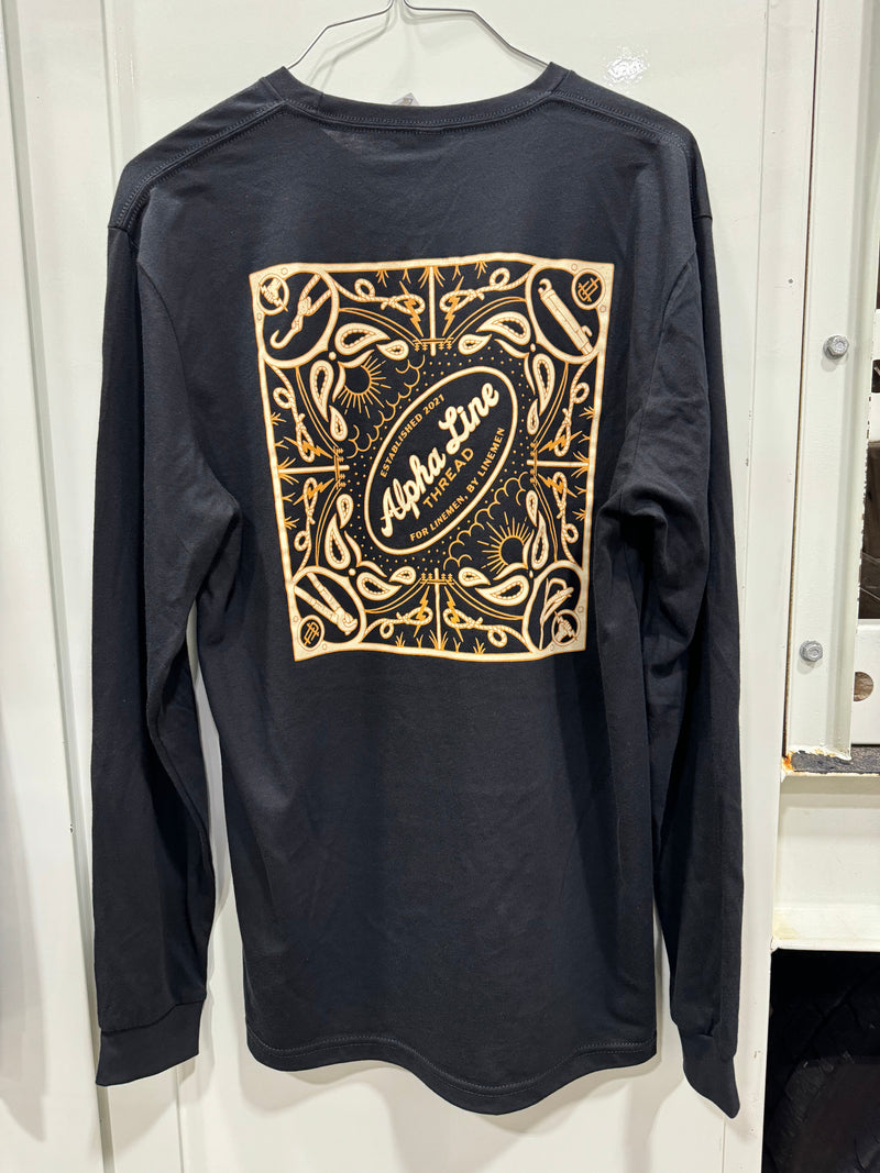Load image into Gallery viewer, Bandana design long sleeve shirt