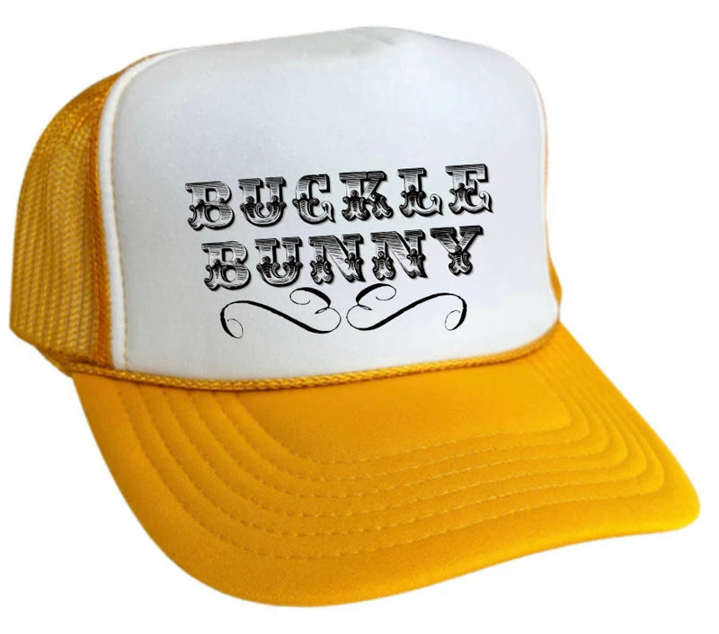 Load image into Gallery viewer, Buckle Bunny Trucker Hat