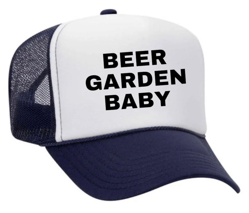 Load image into Gallery viewer, Beer Garden Baby Trucker Hat