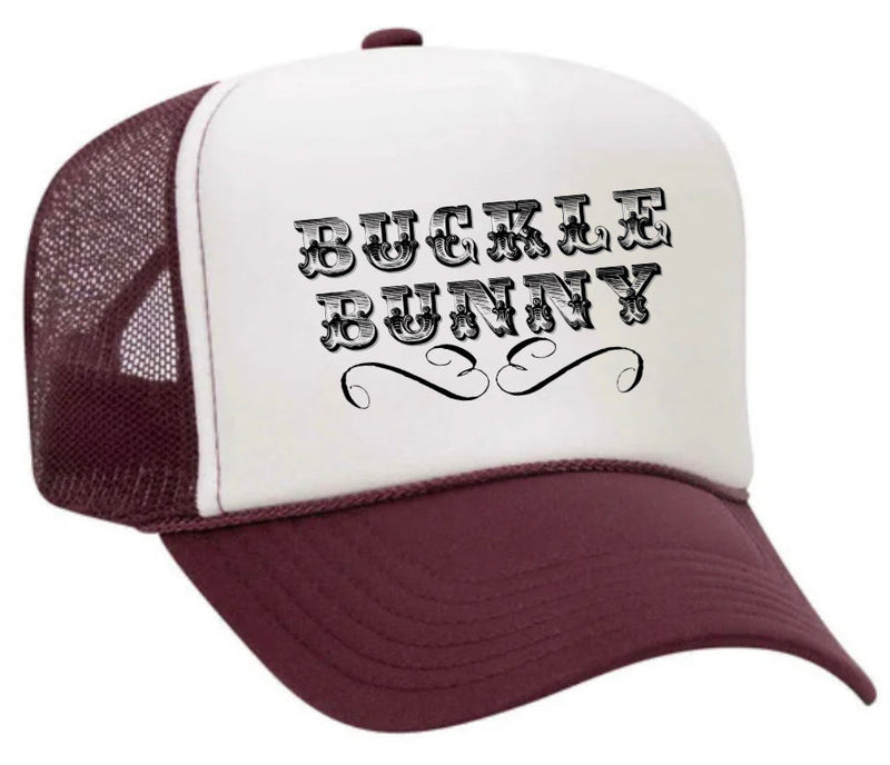 Load image into Gallery viewer, Buckle Bunny Trucker Hat