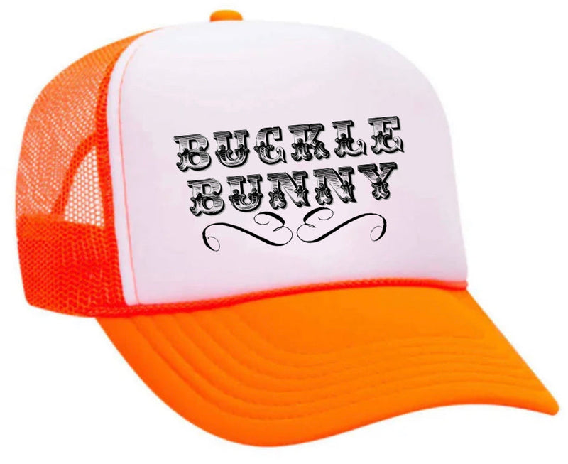 Load image into Gallery viewer, Buckle Bunny Trucker Hat