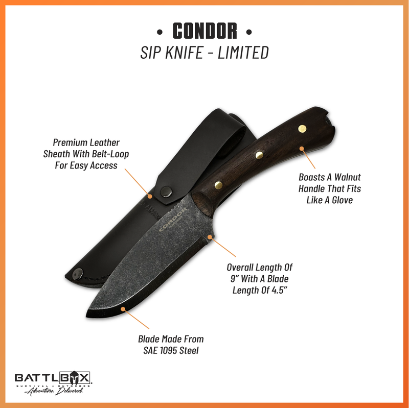 Load image into Gallery viewer, CONDOR SIP KNIFE–LIMITED EDITION