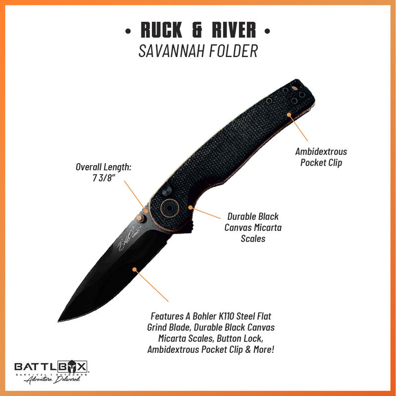 Load image into Gallery viewer, Ruck & River Savannah Folding Knife