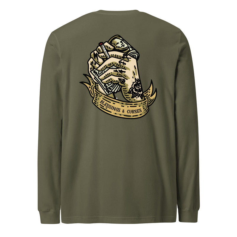 Load image into Gallery viewer, Blessings & Curses Long Sleeve Shirt