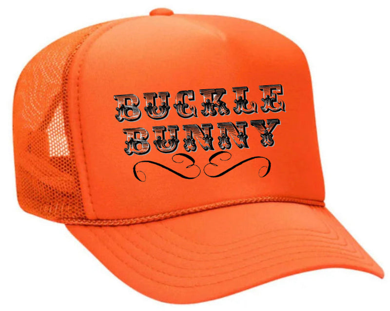Load image into Gallery viewer, Buckle Bunny Trucker Hat