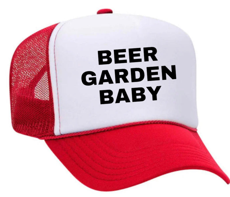 Load image into Gallery viewer, Beer Garden Baby Trucker Hat