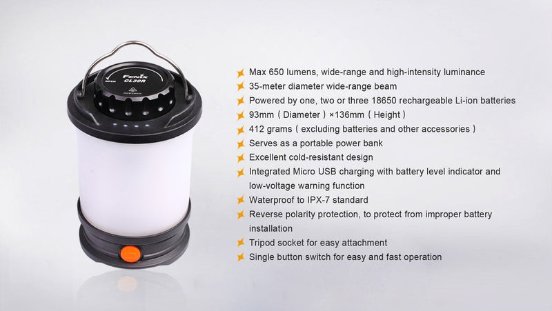 Load image into Gallery viewer, LED Camping Lantern - CL30R