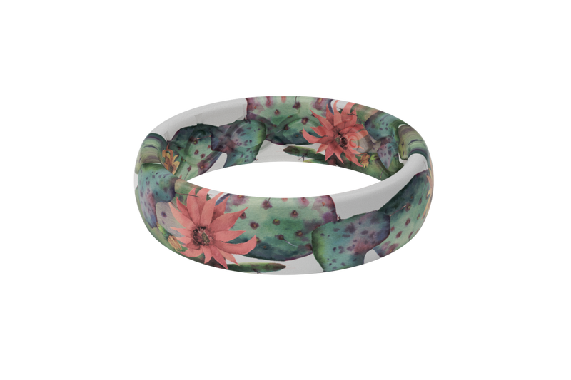 Load image into Gallery viewer, Cactus Bloom Thin Ring