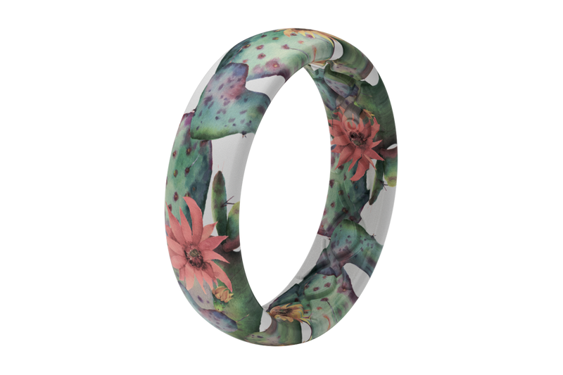 Load image into Gallery viewer, Cactus Bloom Thin Ring