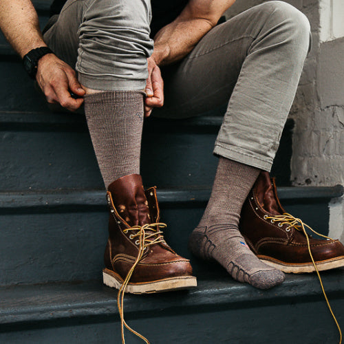 Load image into Gallery viewer, Boot Wool Work Sock