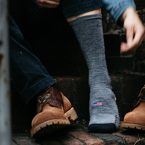 Load image into Gallery viewer, Boot Wool Work Sock